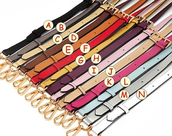 Leather Purse DIY Aluminum Adjustable Chain,metal Cross Body Strap Golden Clasp Clutch Bag Chain,Handle Handbag shoulder Replacement Chain