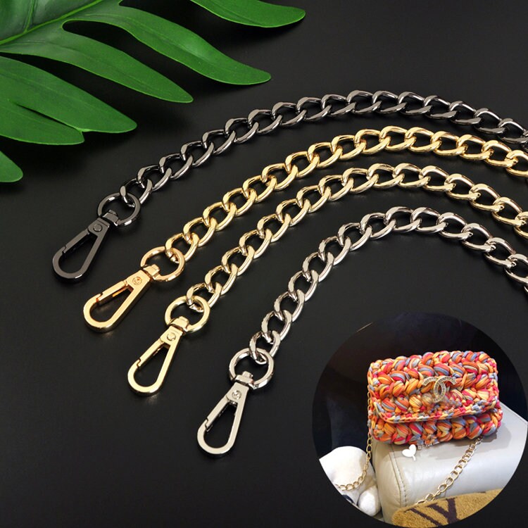10mm High Quality Purse Chain Metal Shoulder Handbag Strap Etsy