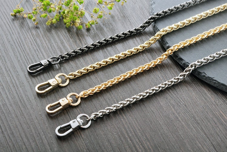 Antique Gold Bag Chain Crossbody Bag Strap Chain Replacement Curb 6mm