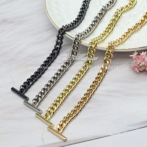 7mm High Quality Purse Chain, Metal Shoulder Handbag Strap, Replacement Handle Chain, Metal Crossbody Bag Chain Strap, L1058