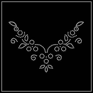 Transfert de strass de fleurs, Fer sur hot fix, Transfert de strass Bling Hot Fix Fer sur Patch Motif Design Transfer, Crystal Bling Motif, Z186