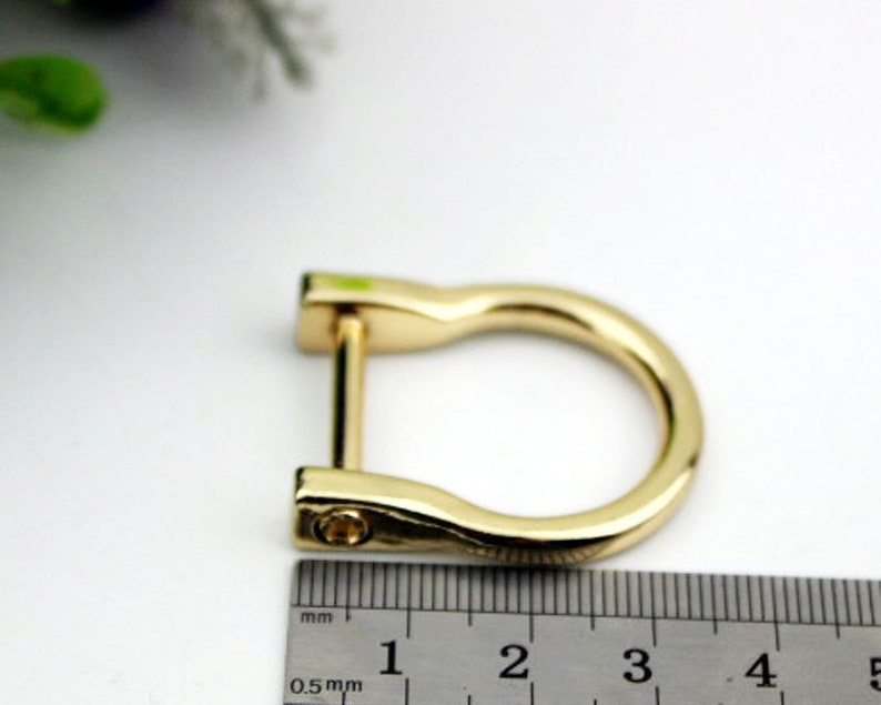 4pcs Gold Silver Gunmetal Bronze Metal D Ring Thick Screws D - Etsy