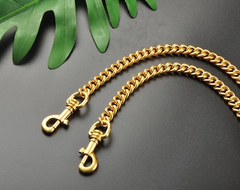 Cadena de bolso de alta calidad de 9 mm, correa de bolso de hombro de metal, cadena de mango de repuesto, correa de cadena de bolsa bandolera de metal, L1082