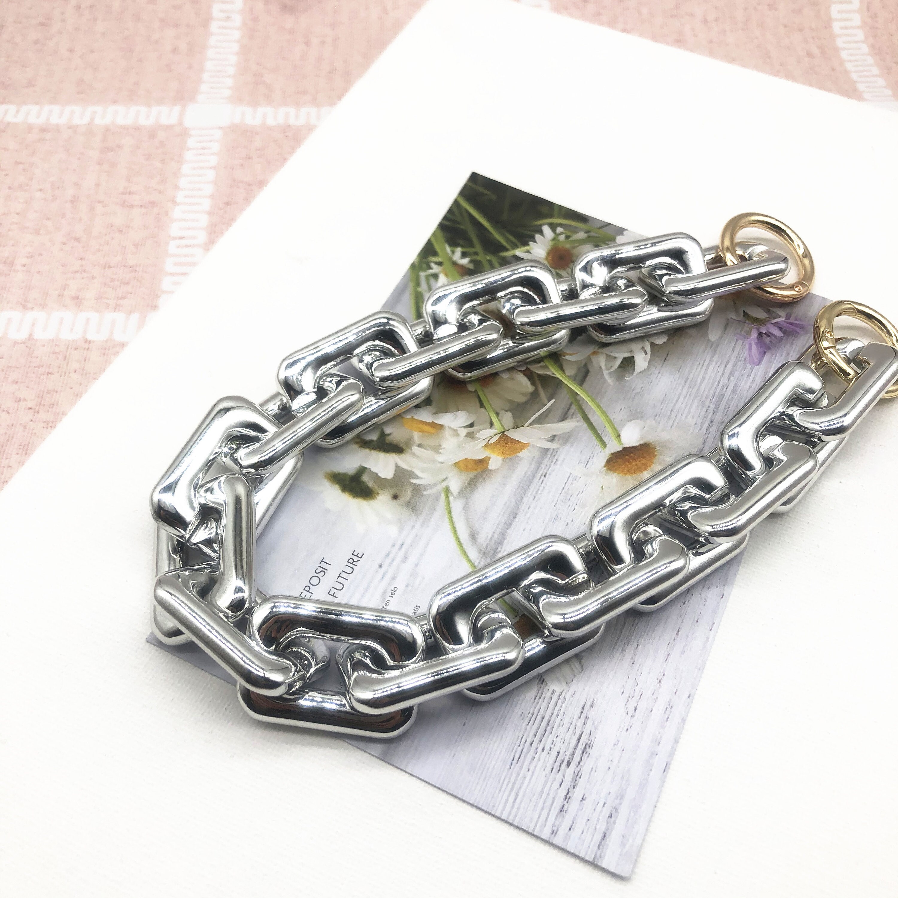 acrylic chain purse