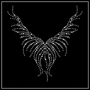 Transfert de strass de fleurs, Fer sur hot fix, Transfert de strass Bling Hot Fix Fer sur Patch Motif Design Transfer, Crystal Bling Motif, Z69
