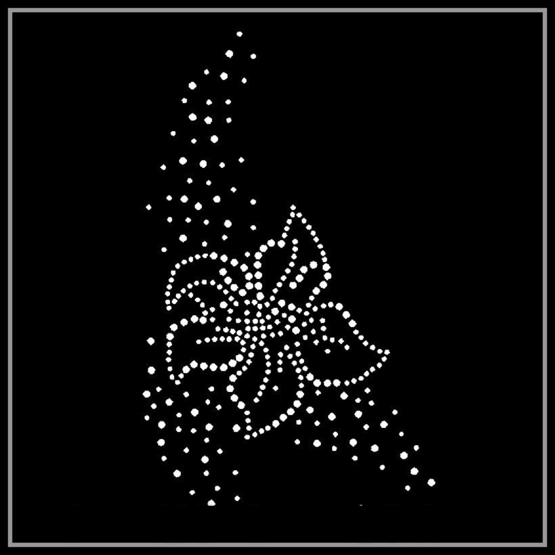 Rhinestone Transfer, Iron on Hot Fix, Rhinestone Transfer Bling Hot Fix