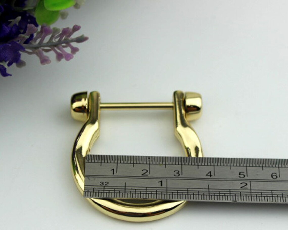 4 Pcs Large D Rings O Ring With Screw Clasp Round Split Bag Etsy