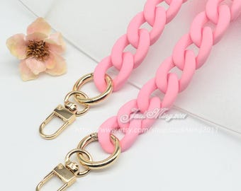 Acrylic High Quality Purse Chain, Metal Shoulder Handbag Strap, Replacement Handle Chain, Handcraft Material for Handbag Making, SZ4