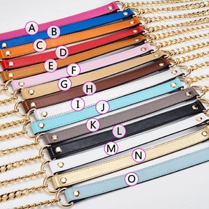 1Stk 2,5cm Breite Echtleder Geldbörsengurt, Taschenkette, Schultertaschengriff, Handgurt, Tote Clutch Chain, Crossbody Handtasche Geldbeutel Gurt