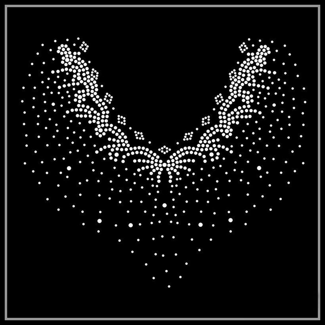 Rhinestone Transfer, Iron on Hot Fix, Rhinestone Transfer Bling Hot Fix ...