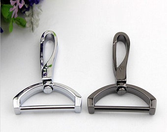 2pcs Lobster Claw Clasps, Swivel Trigger Clips Snap Loop, Belt Buckle Hoop, Handbag Purse Bag Spring Hooks, Purse Finding, Handbag Snap, 50
