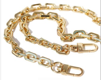 10mm High Quality Purse Chain, Metal Shoulder Handbag Strap, Replacement Handle Chain, Metal Chunky Bag Chain Strap, Bag Handle Chain, L1180