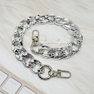 Acrylic High Quality Purse Chain, Metal Shoulder Handbag Strap, Replacement Handle Chain, Handcraft Material for Handbag Making, SZ5