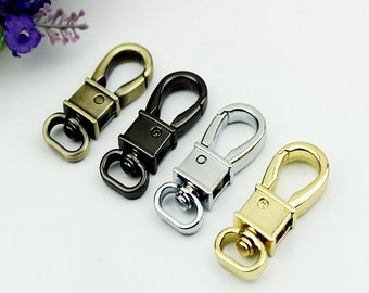 4pcs Lobster Claw Clasps, Swivel Trigger Clips Snap Loop, Belt Buckle Hoop, Handbag Purse Bag Spring Hooks, Purse Finding, Handbag Snap, 4