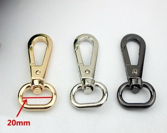 2pcs Lobster Claw Clasps, Swivel Trigger Clips Snap Loop, Belt Buckle Hoop, Handbag Purse Bag Spring Hooks, Purse Finding, Handbag Snap, 25