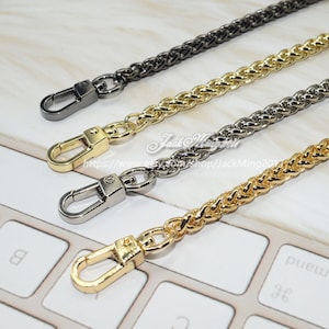 6 mm Hochwertige Geldbörse Kette, Metall Schulter Handtasche Gurt, Ersatz Griff Kette, Metall Crossbody Tasche Kettengurt, 155