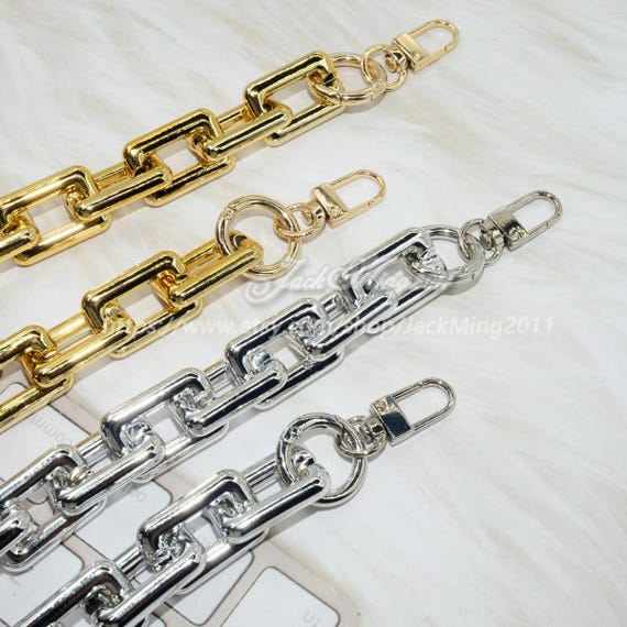 A piece of Acrylic High Quality Purse Chain, Metal Shoulder Handbag Strap,  Replacement Handle Chain, Metal Crossbody Bag Chain Strap, SZ5