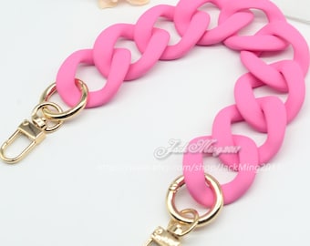 Acrylic High Quality Purse Chain, Metal Shoulder Handbag Strap, Replacement Handle Chain, Handcraft Material for Handbag Making, SZ4