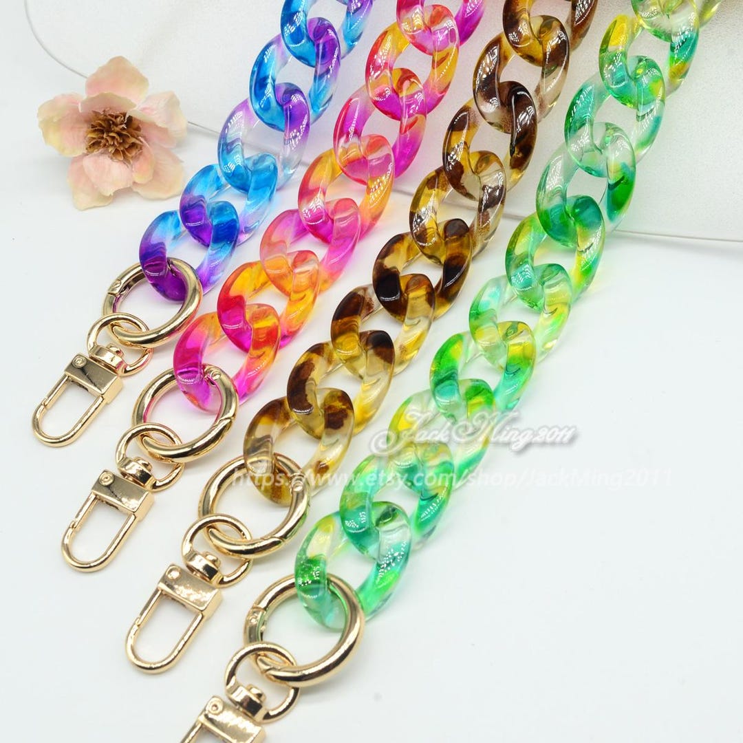 Acrylic High Quality Purse Chain, Metal Shoulder Handbag Strap ...