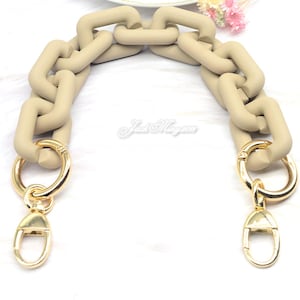A piece of Acrylic Chain Purse Chain Metal Strap Handle Plastic Handles for Bag, Handcraft Material for Handbag Making, L1293