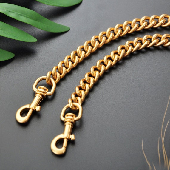 11mm Gold Aluminum Replacement Chain Shoulder Strap Metal Link 