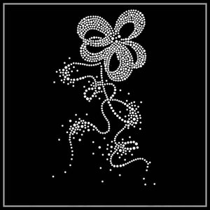 Transfert de strass de fleurs, Fer sur hot fix, Transfert de strass Bling Hot Fix Fer sur Patch Motif Design Transfer, Crystal Bling Motif, Z203
