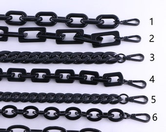 chain strap black bag