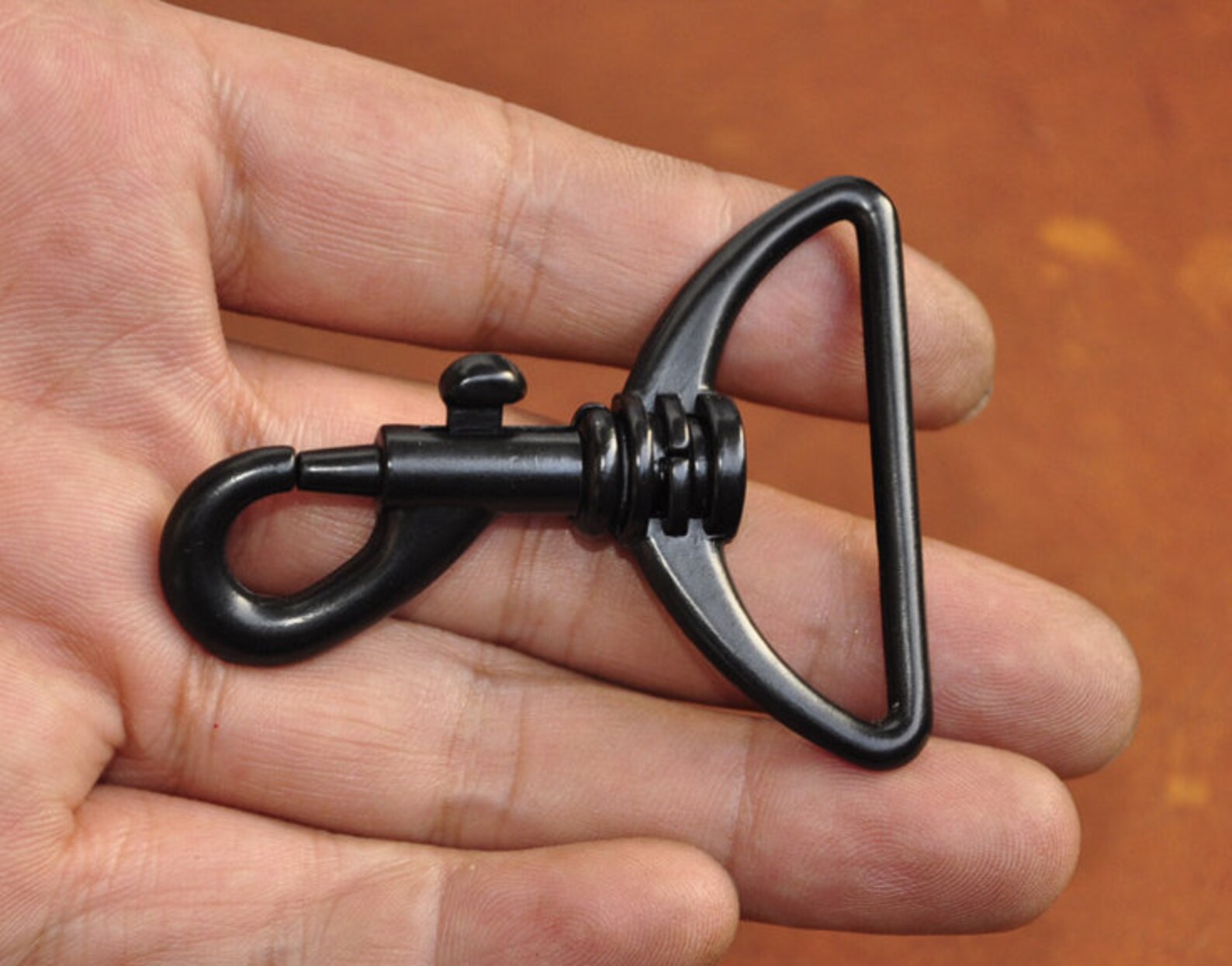 Moschettoni Girevoli Con Anello A D - 4 Pezzi + Cacciavite, Lega Zinco, Per Borse E Accessori