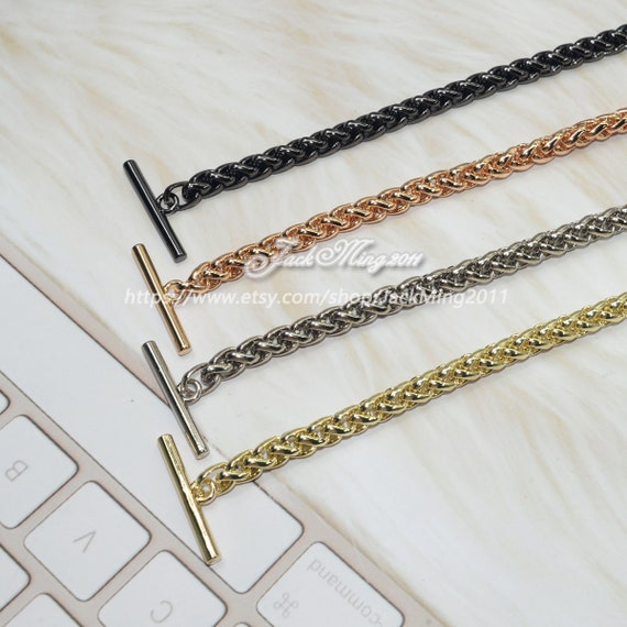 7mm High Quality Purse Chain Metal Shoulder Handbag Strap Replacement Handle Chain Metal Crossbody Bag Chain Strap T Clasps 152 Etsy