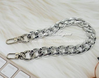 Acrylic High Quality Purse Chain, Metal Shoulder Handbag Strap, Replacement Handle Chain, Handcraft Material for Handbag Making, SZ5