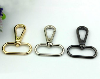 4pcs Lobster Claw Clasps, Swivel Trigger Clips Snap Loop, Belt Buckle Hoop, Handbag Purse Bag Spring Hooks, Purse Finding, Handbag Snap, 28