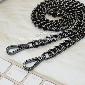 15mm Aluminium Ersatzkette Schulterriemen Metallgliederverschluss Geldbörse Kette Taschenketten Ersatz, 153