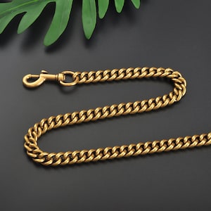 9mm/11mm/13mm Antique Gold Aluminum Replacement Chain Shoulder Strap Metal link Clasp Purse Chain bag chain replacement,Bag Handle Chain,446