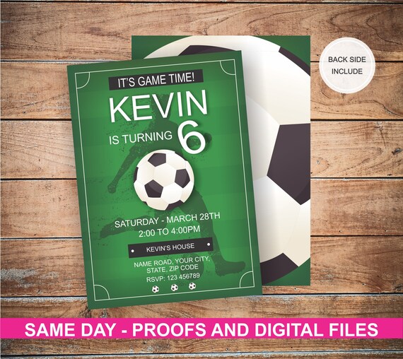 same day custom invitations