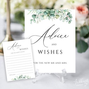 sinal de desejos para casamento, conselhos e desejos para o novo sinal de Sr. e Sra., votos de boa sorte, cartões de conselhos de casamento, conselhos para o casal, ANNA