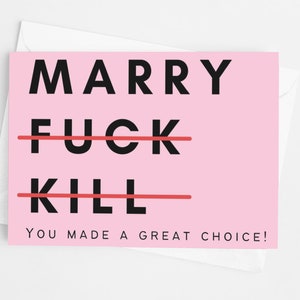 Funny Wedding Card