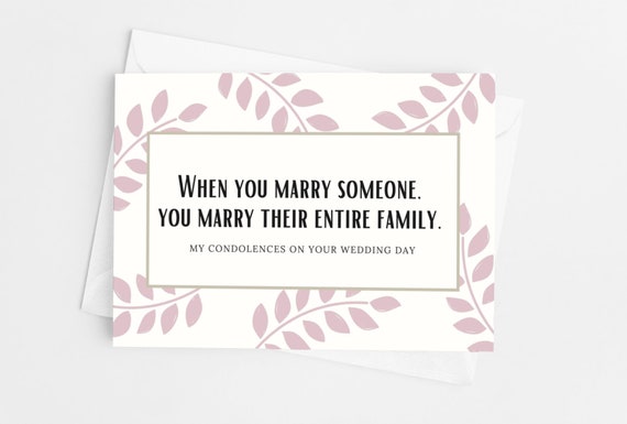 Funny Wedding Card - Etsy Australia Funny Wedding Card - Etsy Australia