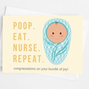 Funny New Baby Card