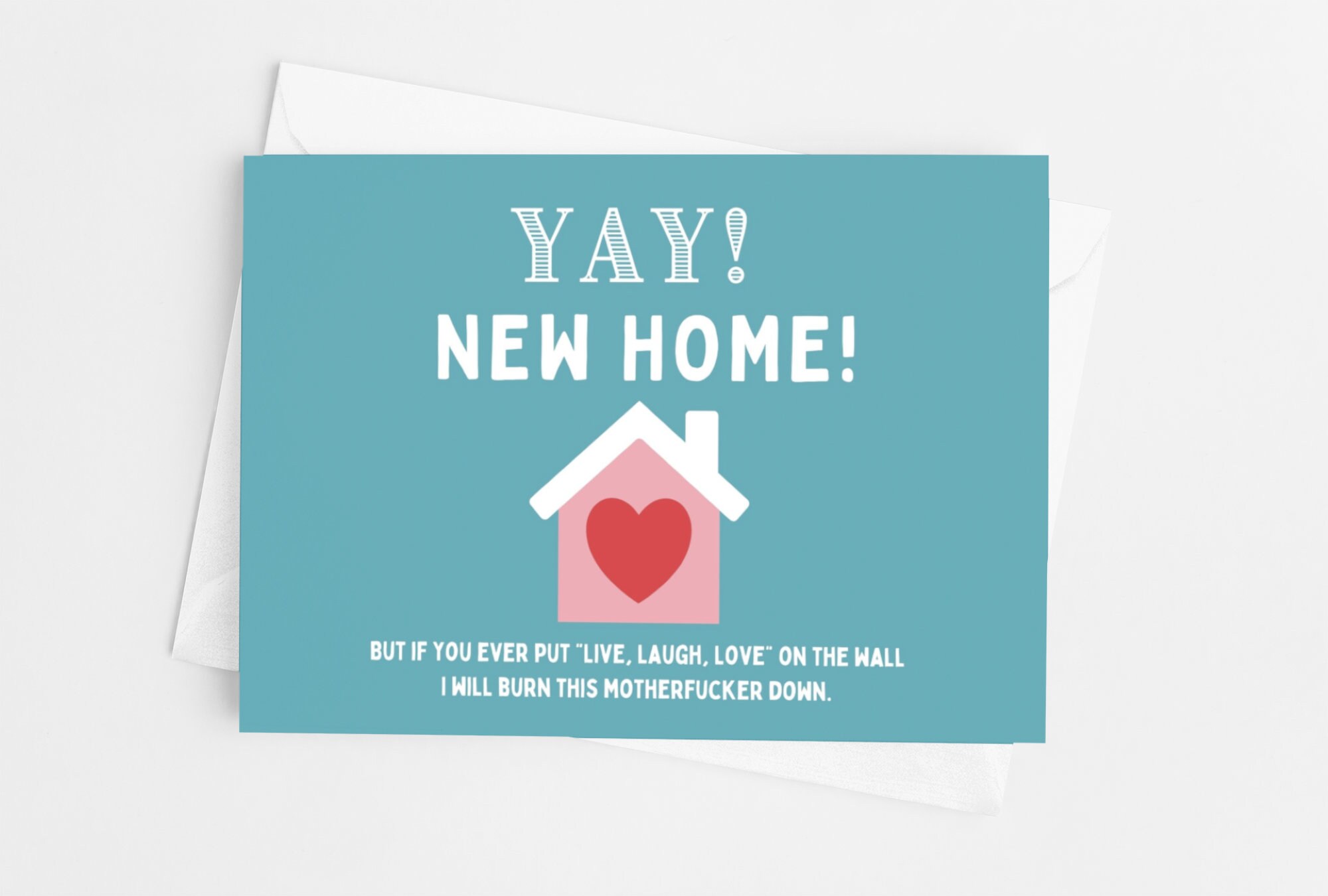 Funny New House Card - Etsy Ireland