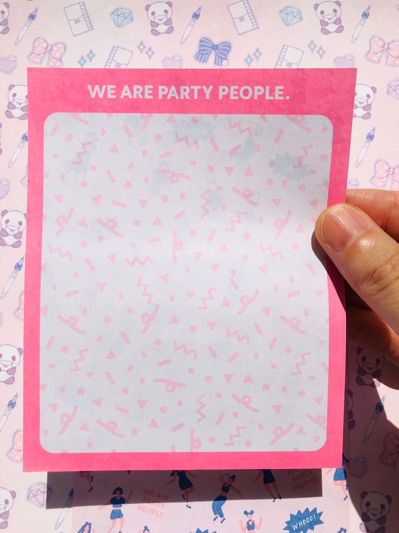 party people mini letter set