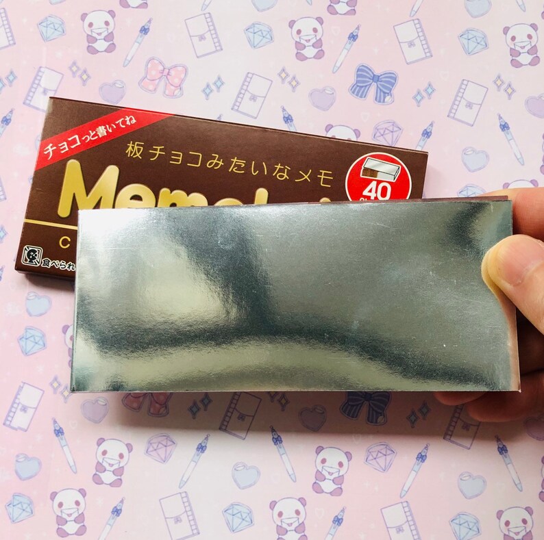 chocolate memo pad 40 sheets