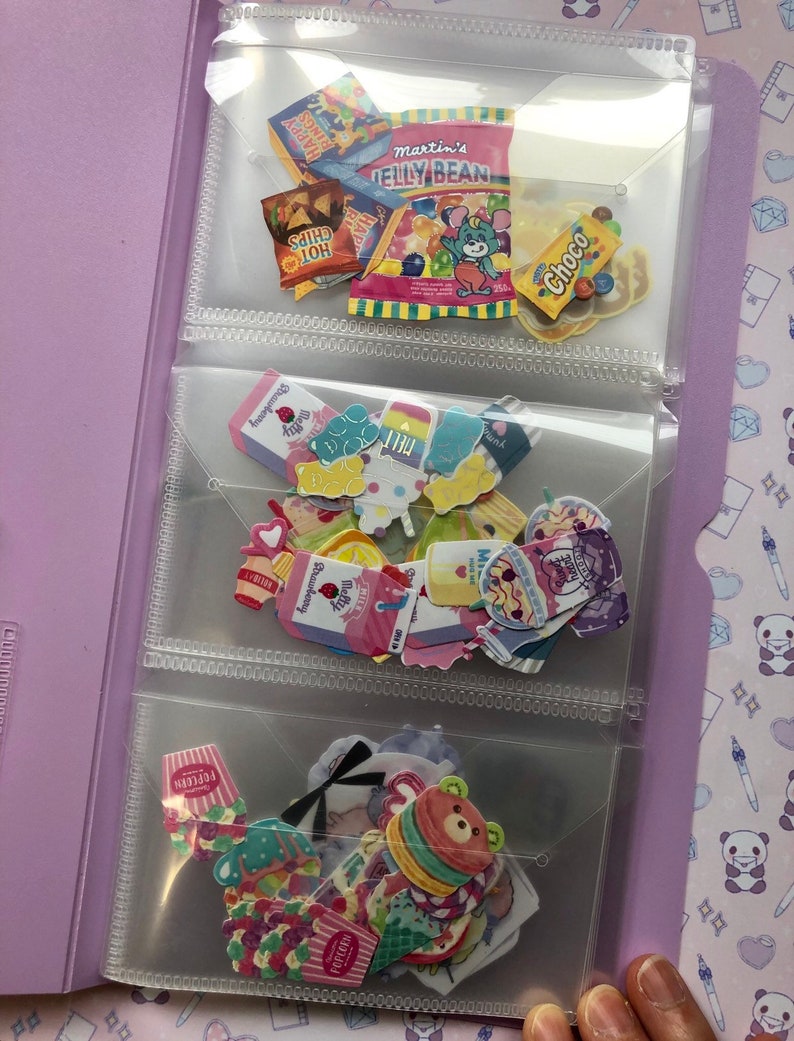 sticker flakes folder