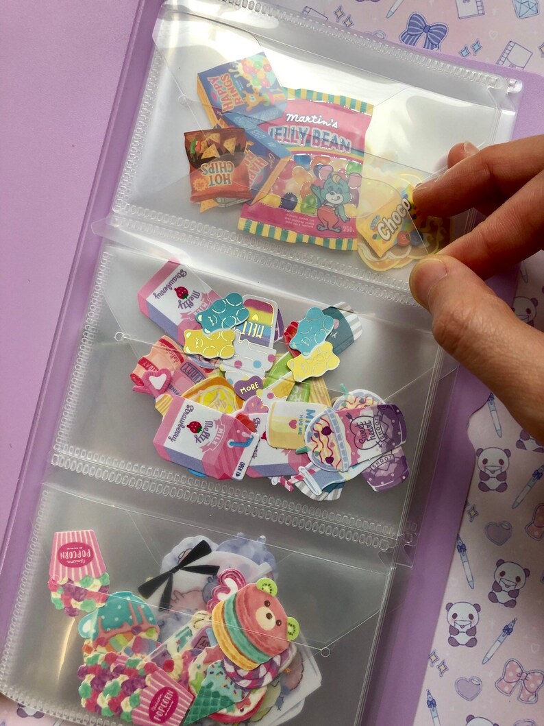 sticker flakes folder