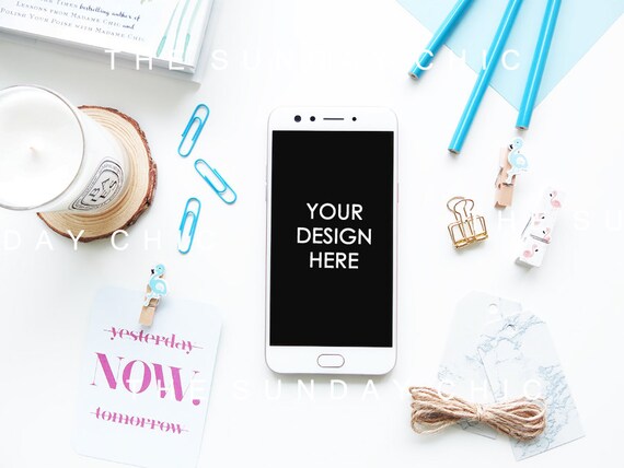 Phone Mockup Styled Stock Photography Phone Candle Phone Mockup Styled Stock Photography Phone Candle