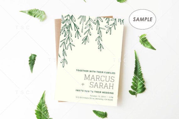 5 X 7 Card Mockup Save The Date Card Etsy