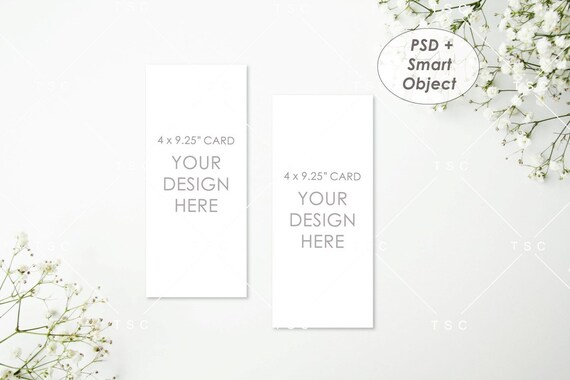 Wedding Program Mockup Wedding Menu Mockup Styled Stock Etsy