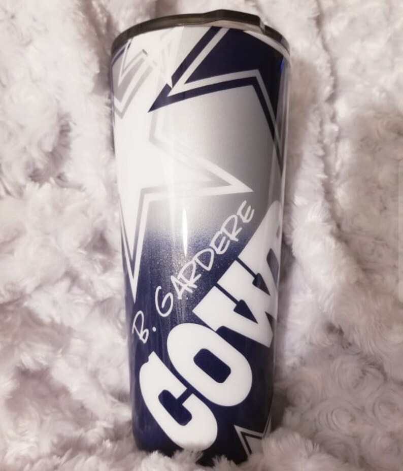 Personalized Dallas Cowboys Tumbler 20oz 24oz 32oz Etsy
