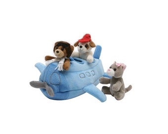 stuffed airplane baby toy