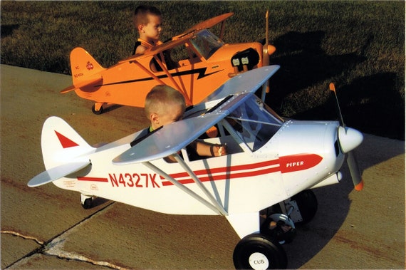 Pedal Plane Plans Piper J3 Cub Or Super Cub