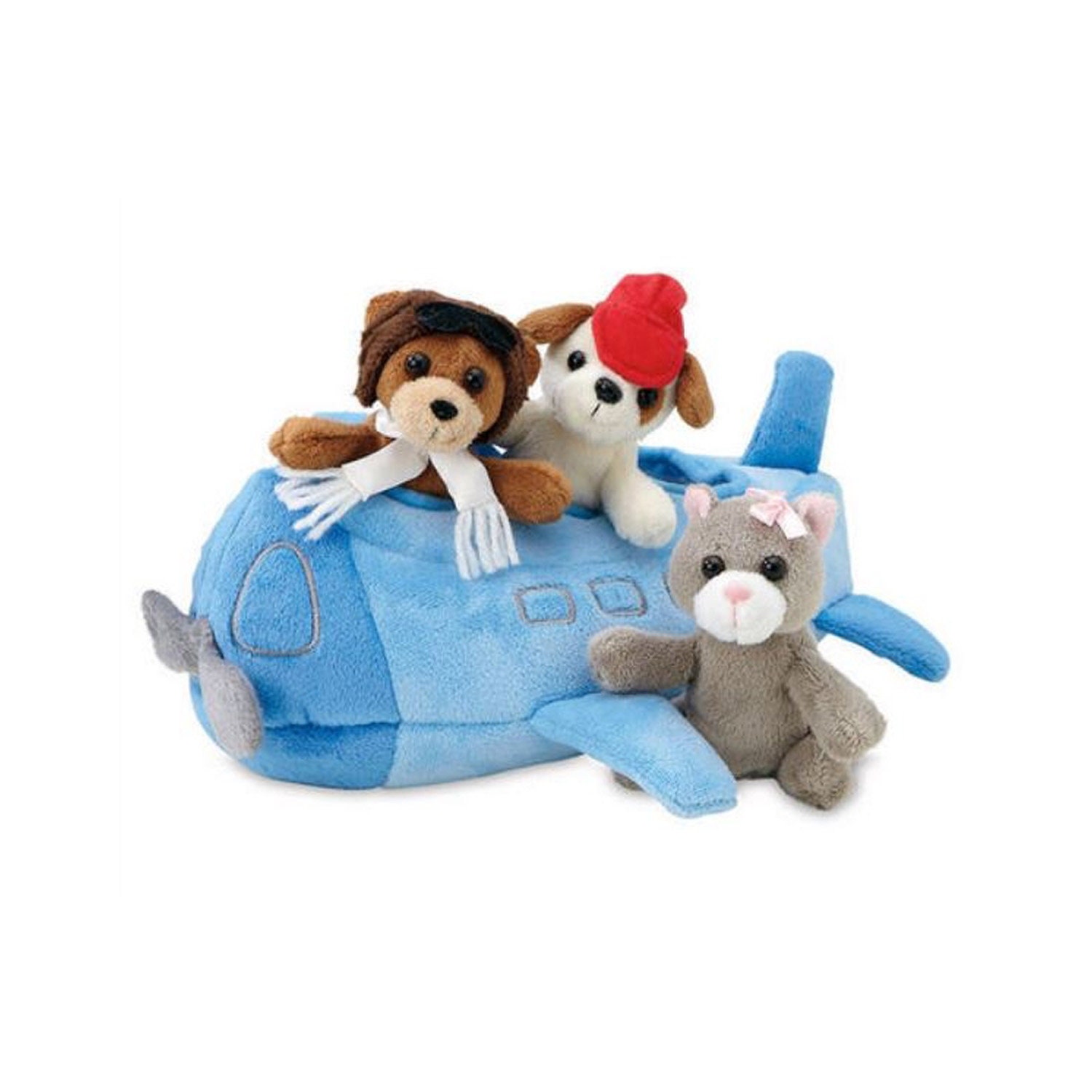 Airplane Plush Toy With Finger Puppet Flyers Etsy